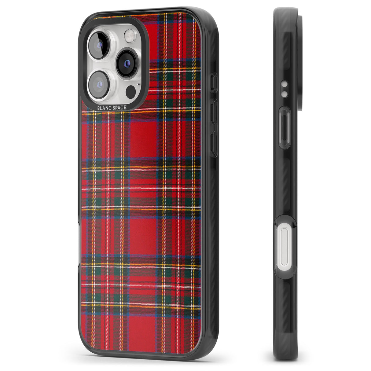 iPhone 16 Pro Max Royal Stewart Tartan Black Impact Phone Case