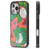 iPhone 16 Pro Max Psychedelic Salad Black Impact Phone Case