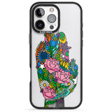 iPhone 16 Pro Max Garden Touch Black Impact Phone Case