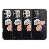 iPhone 16 Pro Max Blood Orange Moon Black Impact Phone Case