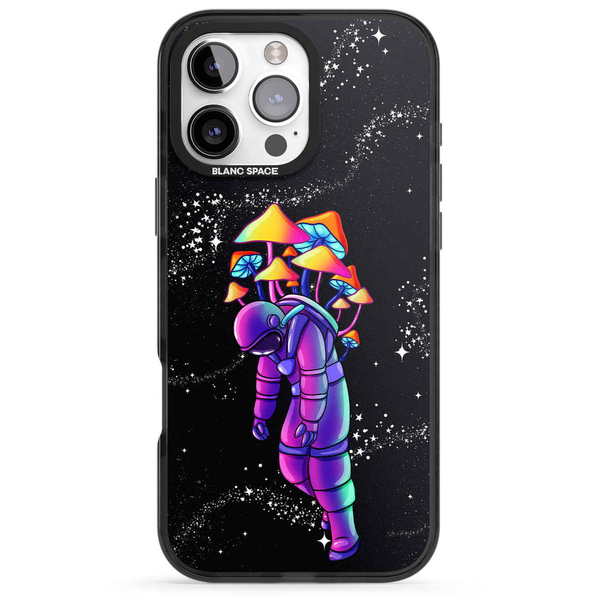 iPhone 16 Pro Max Space Mutation Black Impact Phone Case