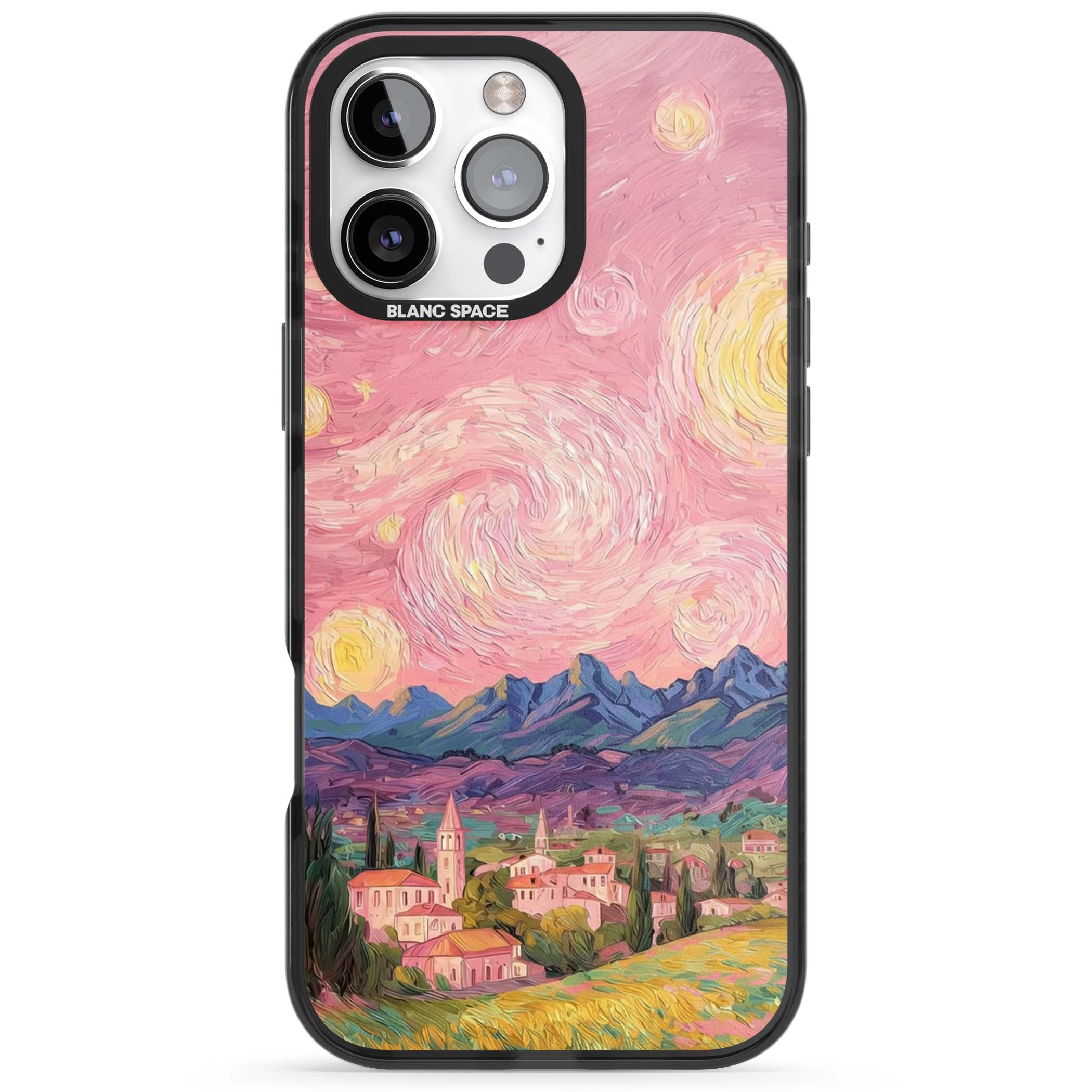The Starry Sunset for her iPhone case | Black Impact case for iPhone 16 Pro, iPhone 16 Pro Max