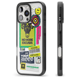 iPhone 16 Pro Max No More Excuses Sticker Mix Black Impact Phone Case