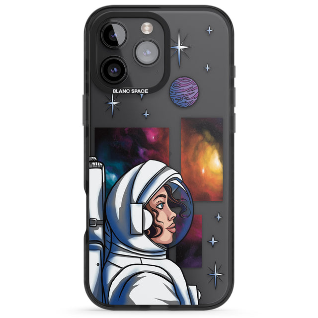 iPhone 16 Pro Max Cosmic Ambition Black Impact Phone Case