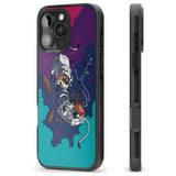 iPhone 16 Pro Max Cats In Space Black Impact Phone Case