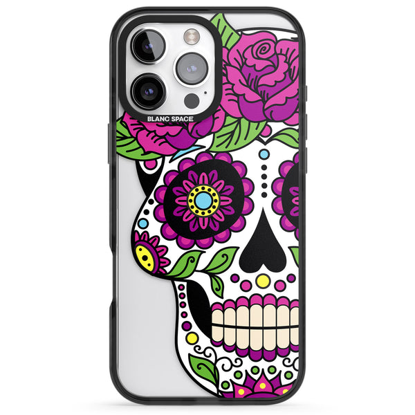 Purple Floral Sugar Skull