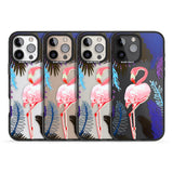 iPhone 16 Pro Max Tropical Flamingo Black Impact Phone Case