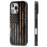 iPhone 16 Pro Max American Flag Camo Black Impact Phone Case