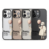 Sorry, Was That Too Dark? Black Impact Phone Case for iPhone 16 Pro, iPhone 16 Pro Max