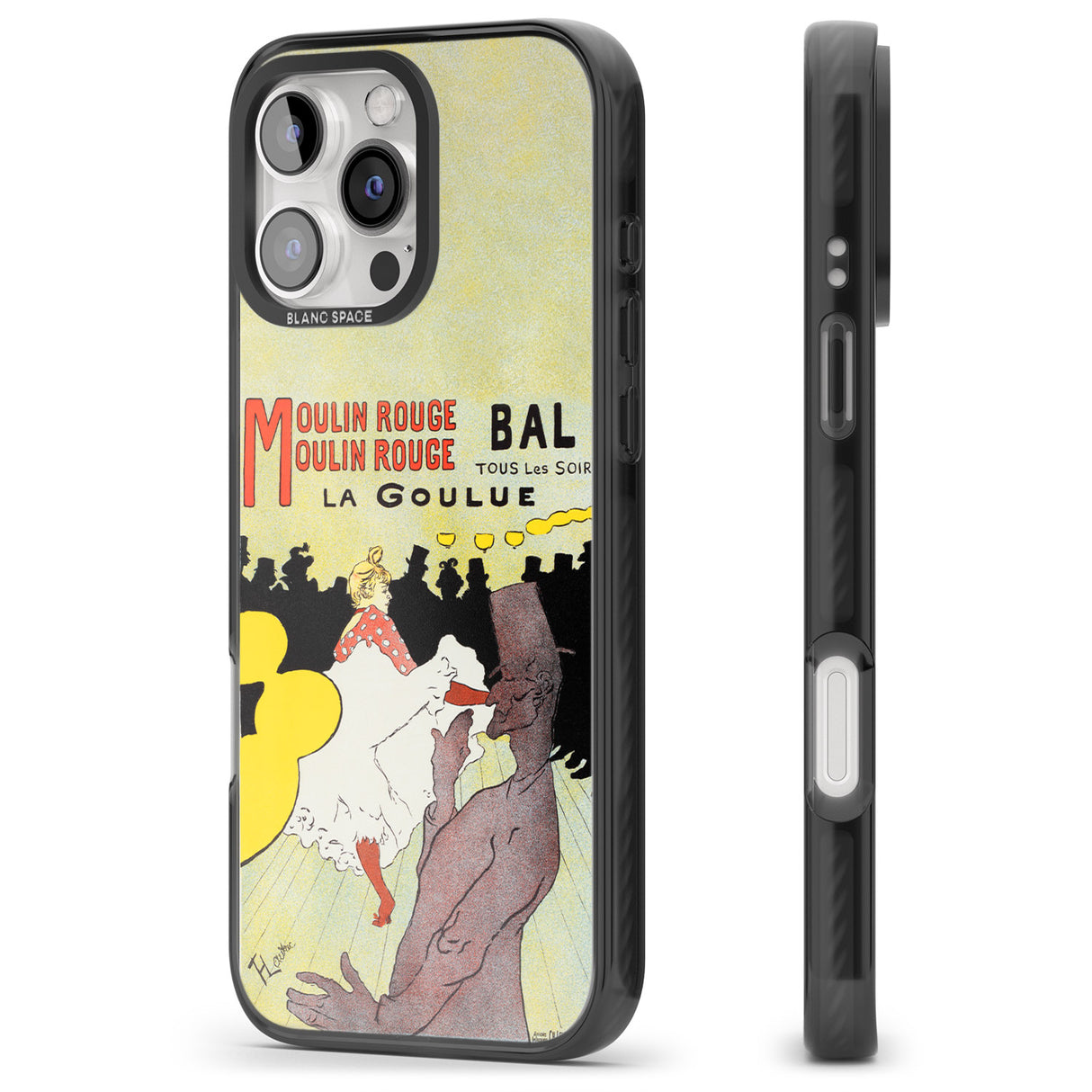 iPhone 16 Pro Max Moulin Rouge Poster Black Impact Phone Case