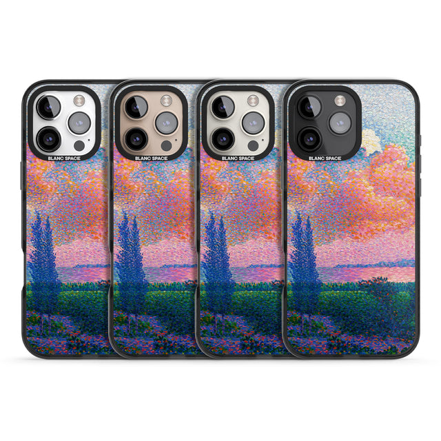 iPhone 16 Pro Max Spring's Garden Black Impact Phone Case