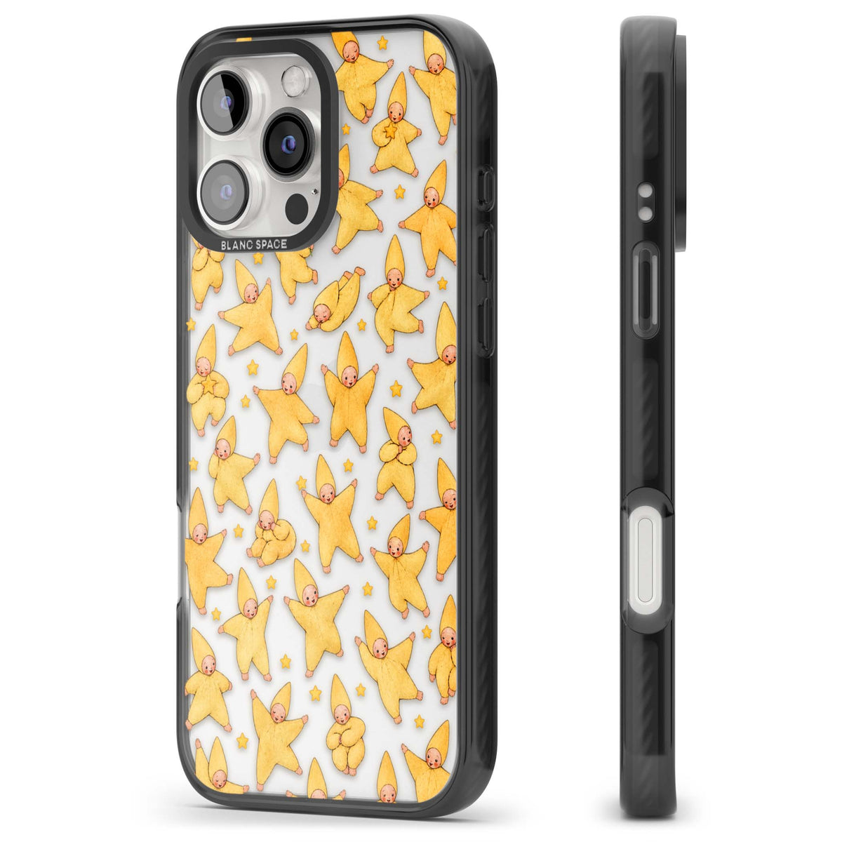 Dancing Star Babies for her iPhone case | Black Impact case for iPhone 16 Pro, iPhone 16 Pro Max