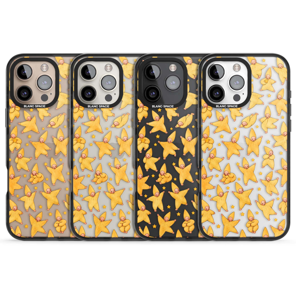 Dancing Star Babies for her iPhone case | Black Impact case for iPhone 16 Pro, iPhone 16 Pro Max