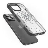 iPhone 16 Pro Max Leo Emblem - Transparent Design Black Impact Phone Case