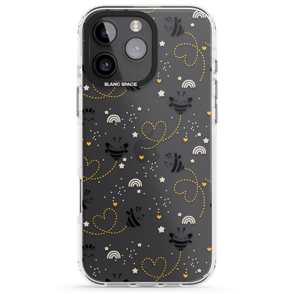 Bee Hearts Pattern