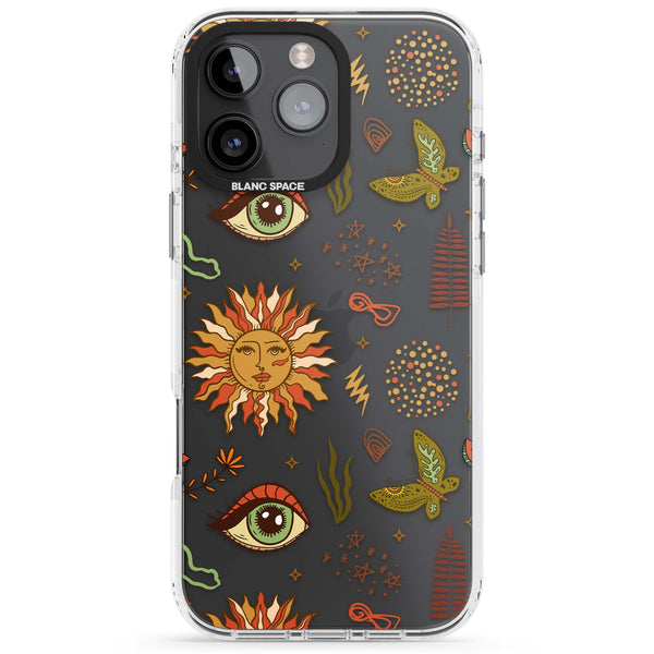 Boho Celestial Sun & Eye Pattern