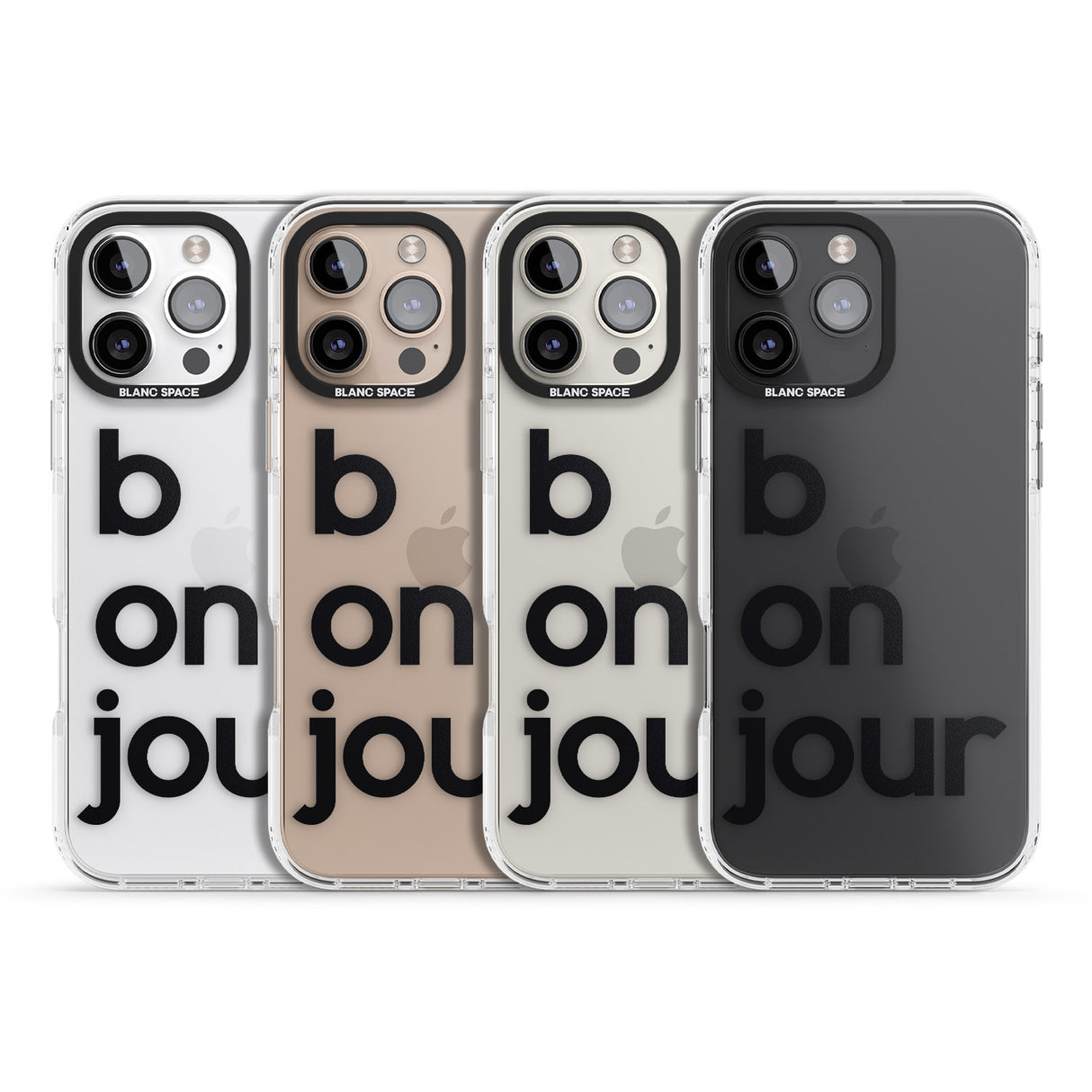 iPhone 16 Pro Max Bonjour Black Impact Phone Case