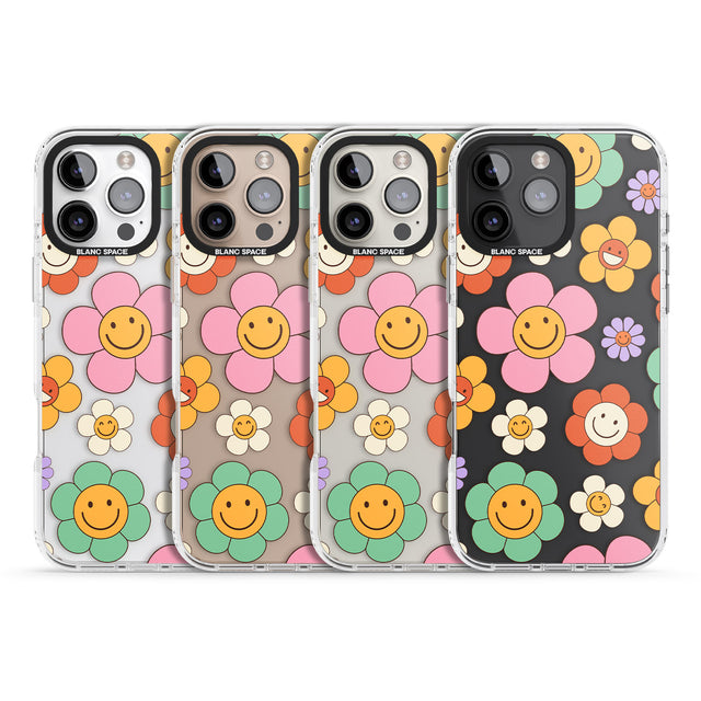 iPhone 16 Happy Blossoms Clear Impact Phone Case