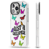 iPhone 16 Pro Max Just a Dreamer Butterfly Black Impact Phone Case