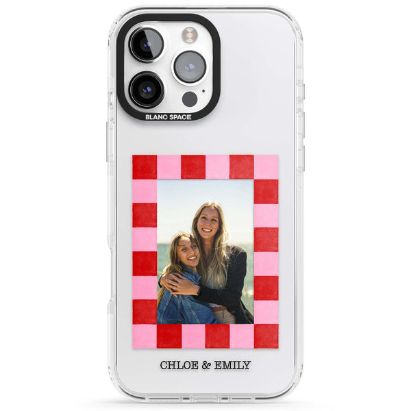 Personalised Bubblegum Check Photo