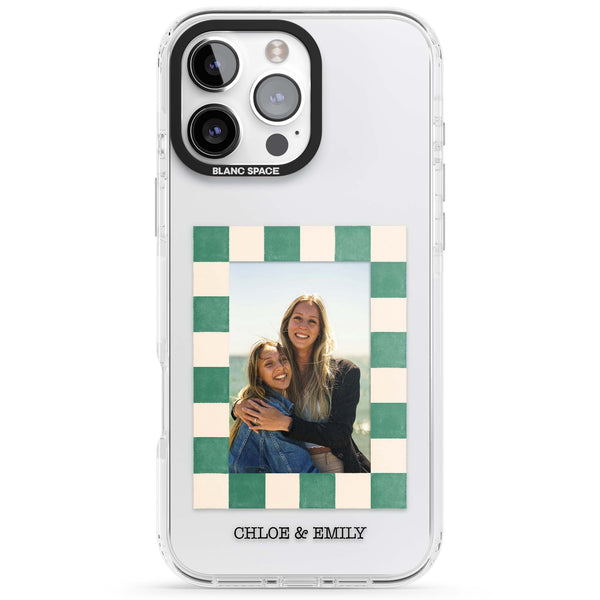 Personalised Seafoam Check Photo