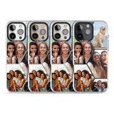 iPhone 16 Pro Max Personalised Beehive Photo Grid Black Impact Phone Case