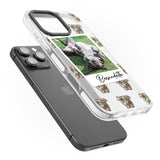 iPhone 16 Pro Max Personalised Staffordshire Bull Terrier - Dog Photo Black Impact Phone Case