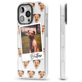 iPhone 16 Pro Max Personalised Border Terrier - Dog Photo Black Impact Phone Case