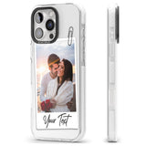 iPhone 16 Pro Max Personalised Instant Camera Photo Black Impact Phone Case