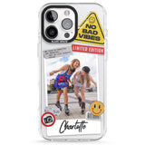 iPhone 16 Pro Max Personalised Sticker Mix Instant Photo Black Impact Phone Case