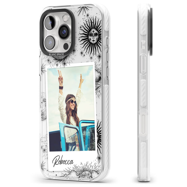 iPhone 16 Pro Max Personalised Astrology Instant Photo Black Impact Phone Case