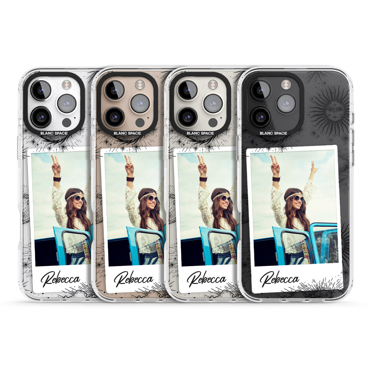 iPhone 16 Pro Max Personalised Astrology Instant Photo Black Impact Phone Case