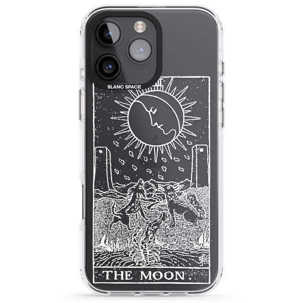 Personalised The Moon Tarot Card (White)