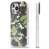 iPhone 16 Pro Max Green Camo Black Impact Phone Case