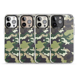 iPhone 16 Pro Max Green Camo Black Impact Phone Case