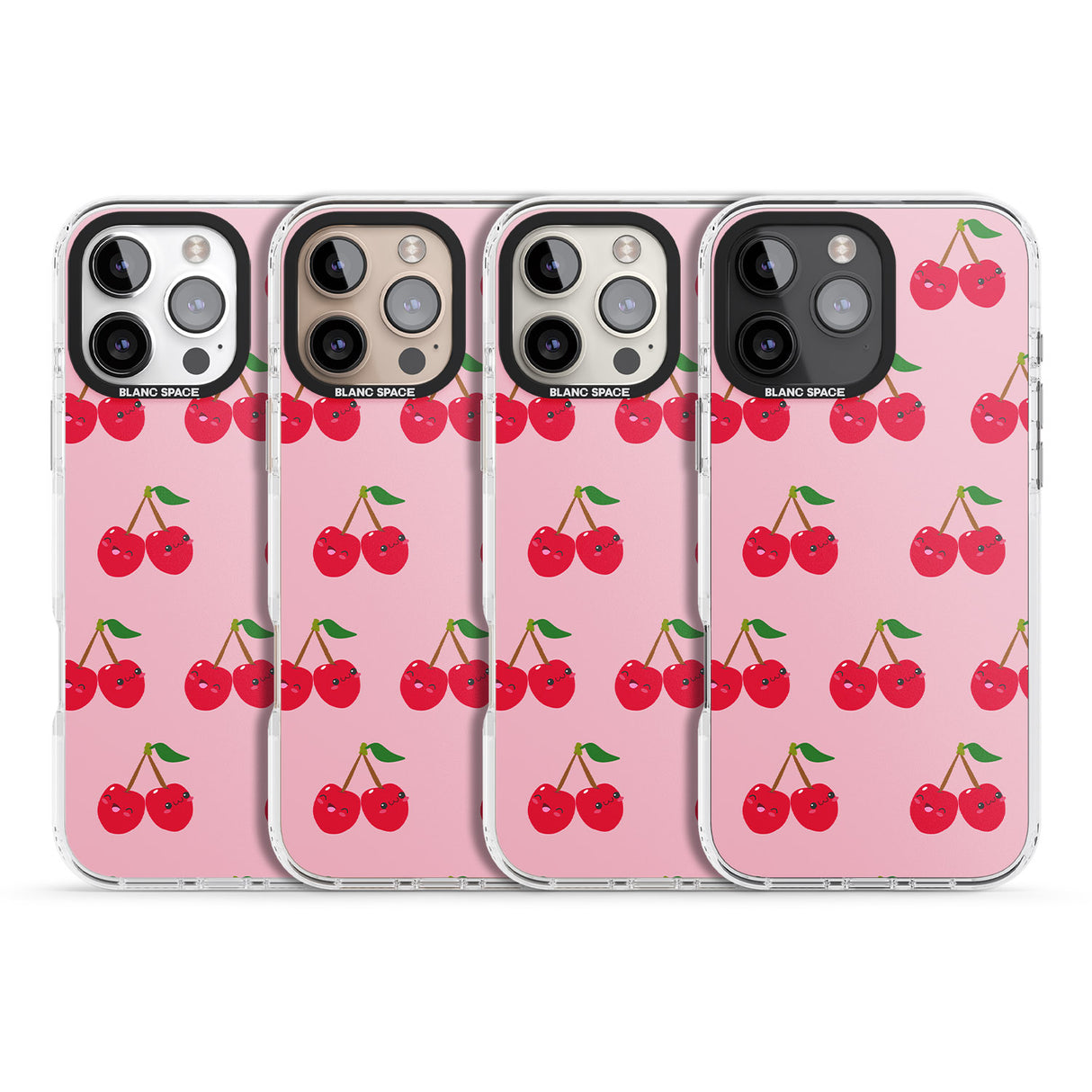 iPhone 16 Pro Max Cheeky Cherry Black Impact Phone Case