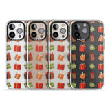 iPhone 16 Pro Max Christmas Presents Pattern Black Impact Phone Case