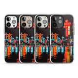 iPhone 16 Pro Max Neon City Black Impact Phone Case