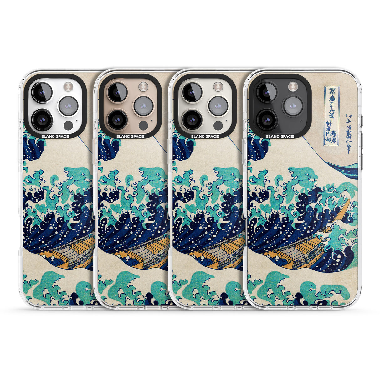 iPhone 16 Pro Max The Great Wave by Katsushika Hokusai Black Impact Phone Case