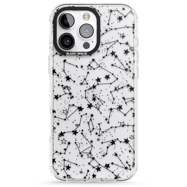 iPhone 16 Pro Max Constellations Black Impact Phone Case