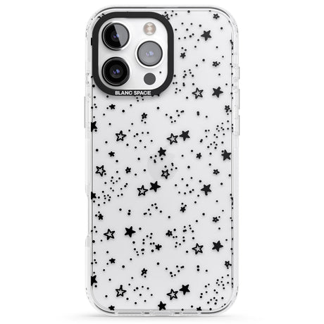 iPhone 16 Pro Max Mixed Stars Black Impact Phone Case