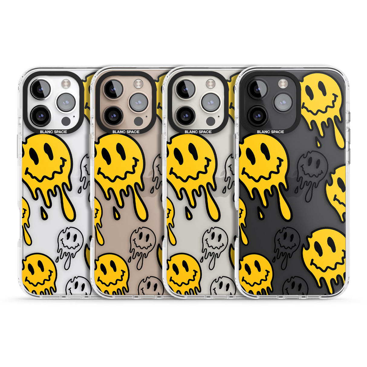 iPhone 16 Pro Max Face Melt Black Impact Phone Case