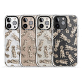 iPhone 16 Pro Max Weimaraner Watercolour Dog Pattern Black Impact Phone Case