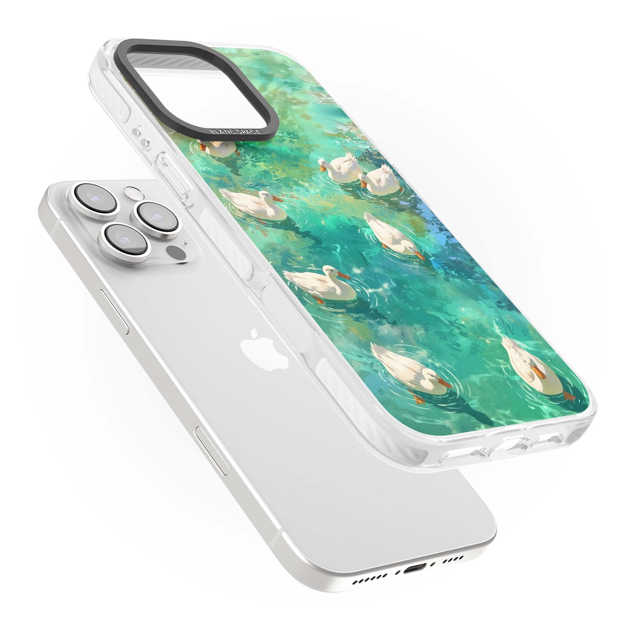 Ducks In The Pond for her iPhone case | Clear Impact case for iPhone 16 Pro, iPhone 16 Pro Max