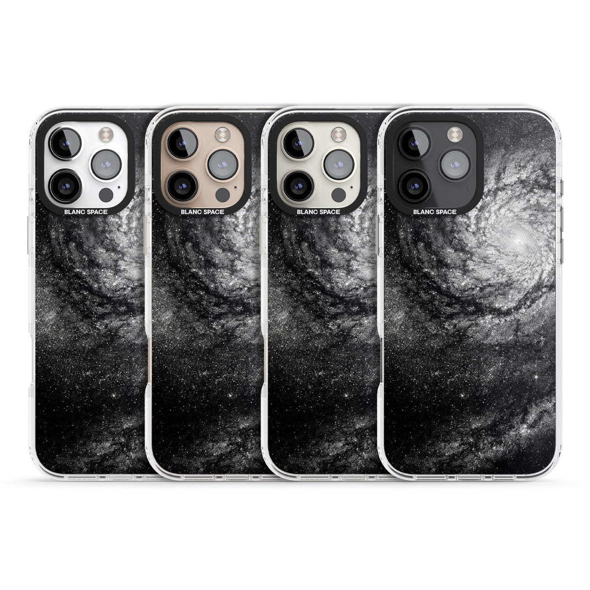 iPhone 16 Pro Max Night Sky Galaxies: Milky Way Galaxy Black Impact Phone Case