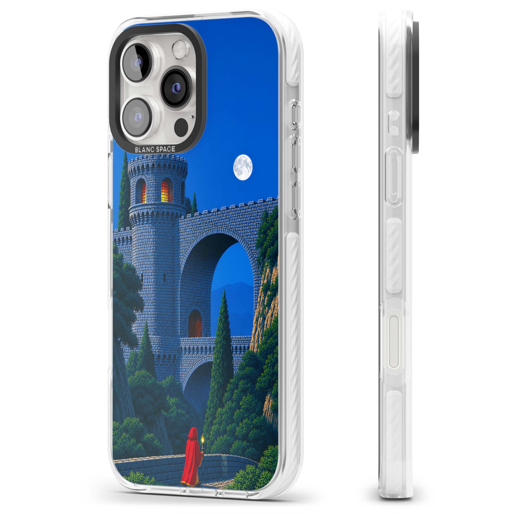 Castle Walls art iPhone case | Clear Impact case for iPhone 16 Pro, iPhone 16 Pro Max