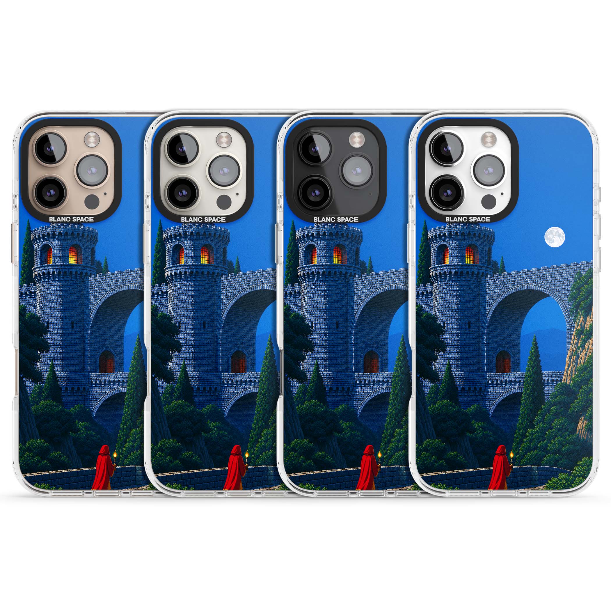 Castle Walls art iPhone case | Clear Impact case for iPhone 16 Pro, iPhone 16 Pro Max
