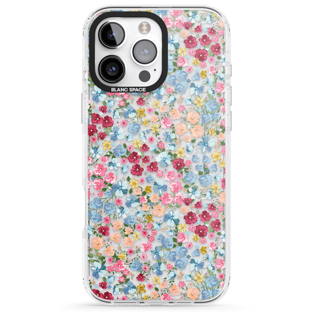 iPhone 16 Pro Max Venetian Meadow Black Impact Phone Case