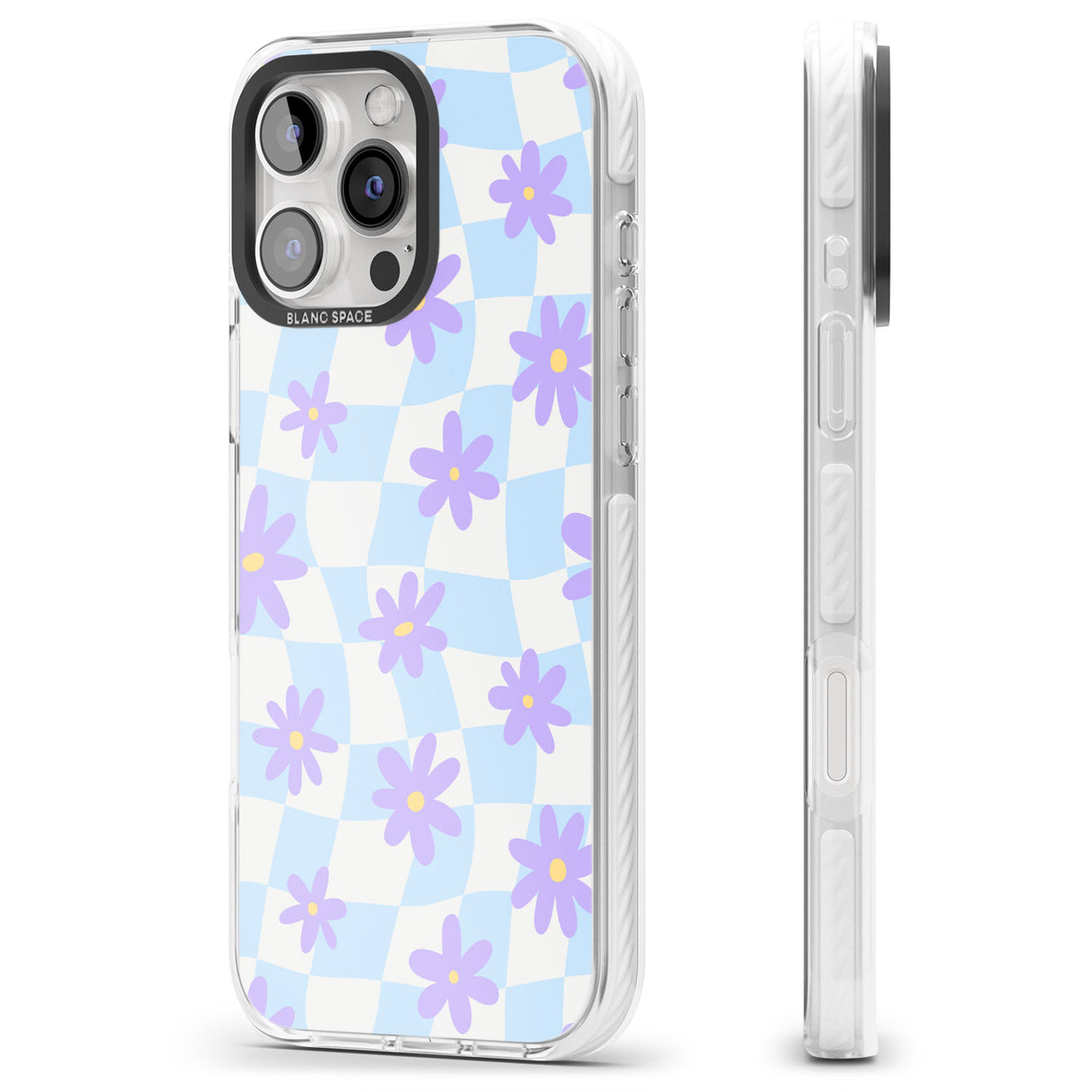 iPhone 16 Pro Max Serene Skies & Flowers Black Impact Phone Case