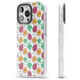 iPhone 16 Pro Max Passion Fruit Pattern Black Impact Phone Case